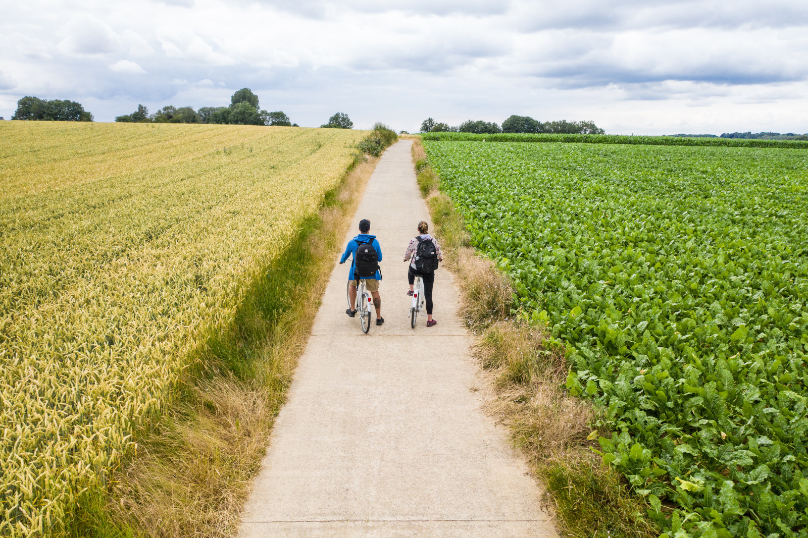 Balade a velo pres de Ottignies-Louvain-la-Neuve